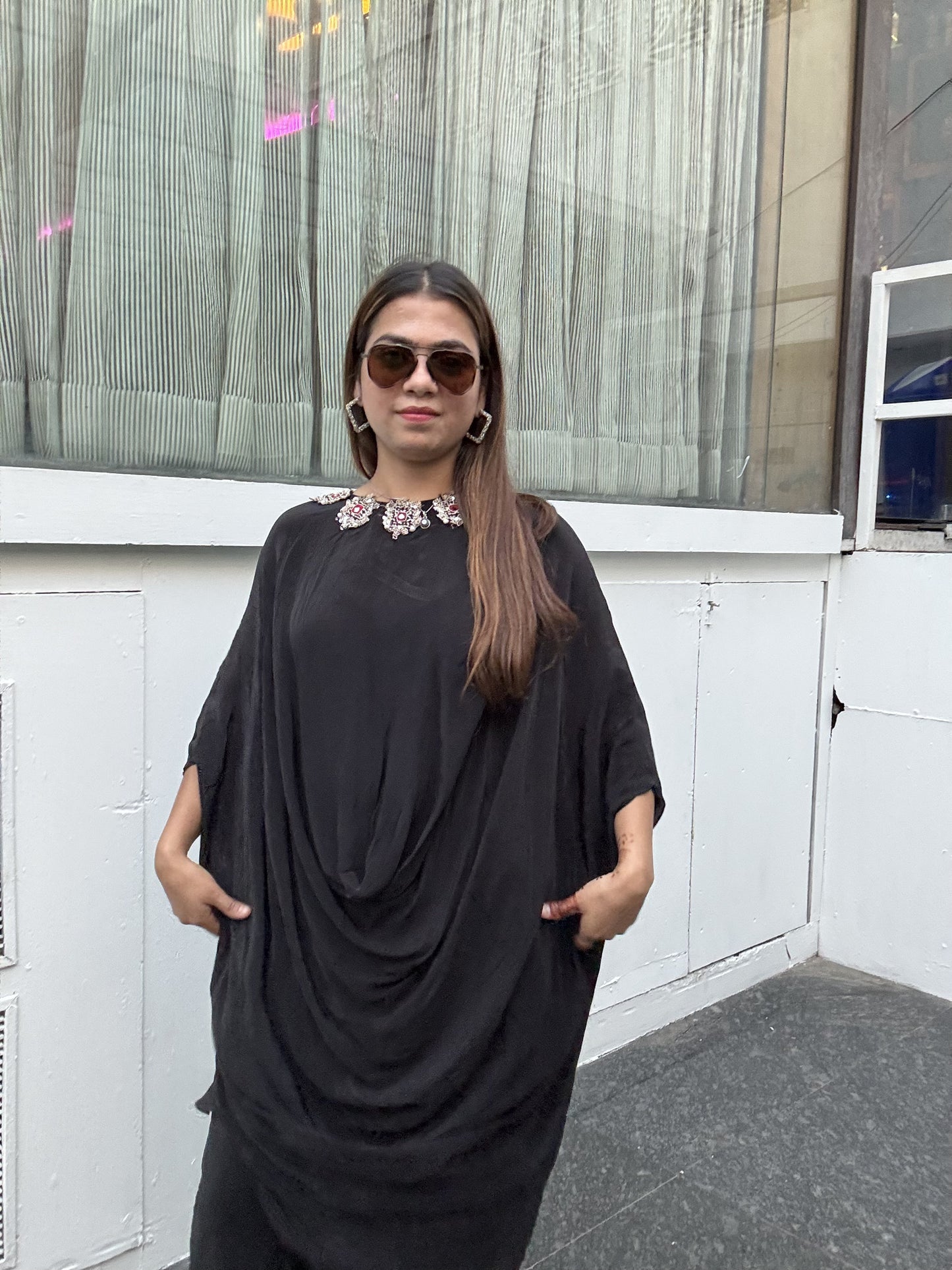 pure Crepe Designer Cord set