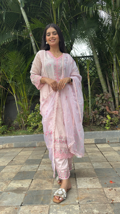 Soft Organzi Pakistani suit
