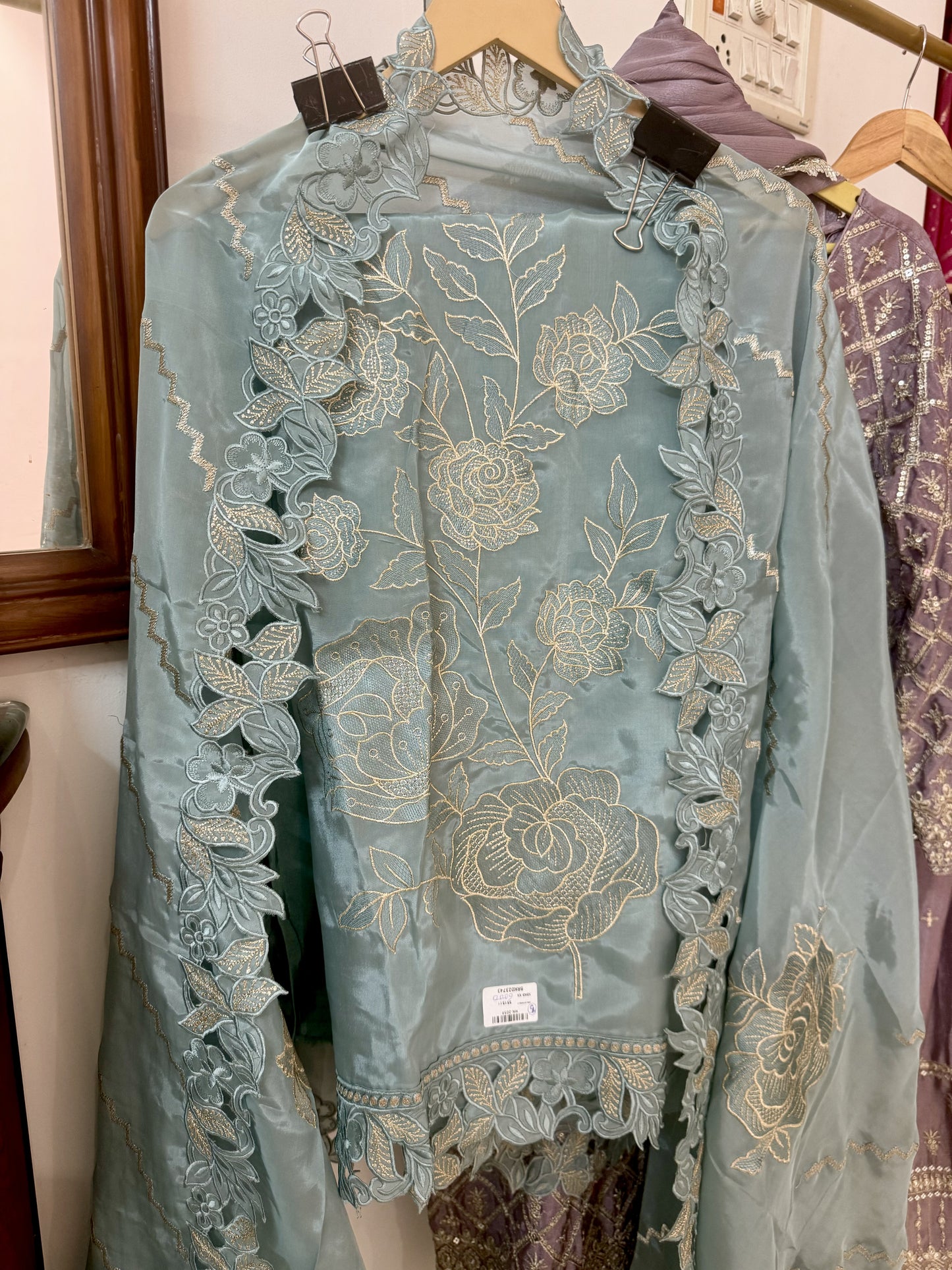 Cut Work dupatta concept unstitch suit