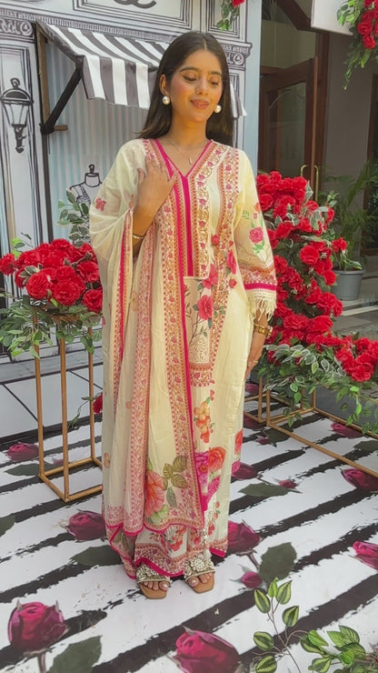 Lawn Cotton pakistani suit